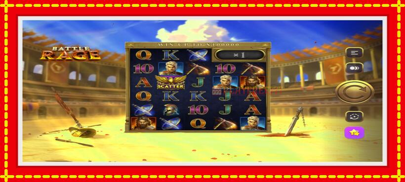 Slot machine Battle Rage with access to free game online, picture 2