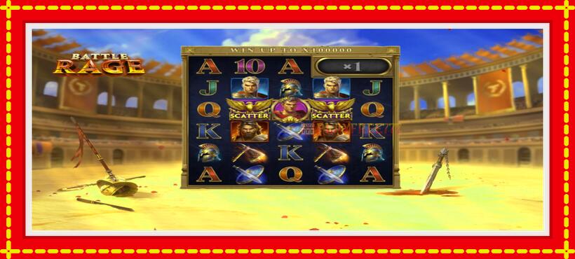 Slot machine Battle Rage with access to free game online, picture 4