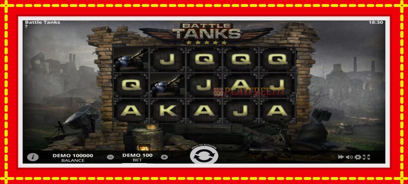 Slot machine Battle Tanks with access to free game online, picture 1