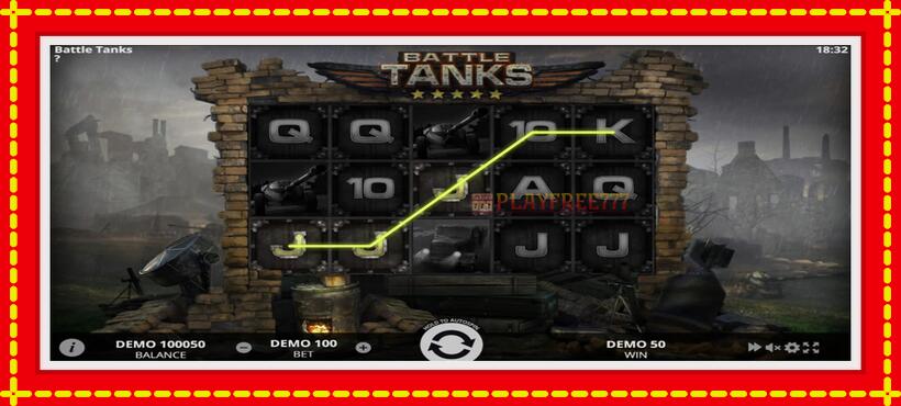 Slot machine Battle Tanks with access to free game online, picture 2