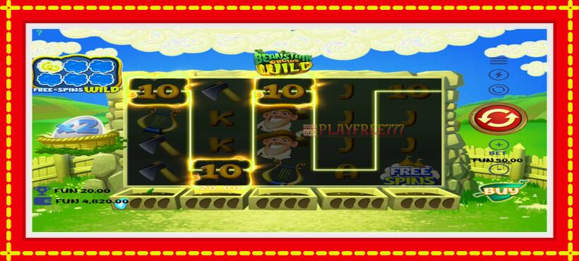 Slot machine Beanstalk Grows Wild with access to free game online, picture 3