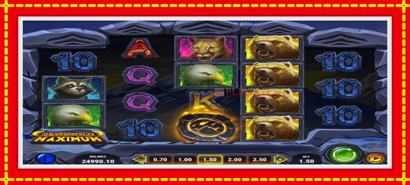 Slot machine Beasts of Fire Maximum with access to free game online, picture 3