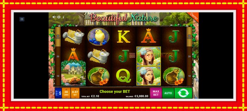 Slot machine Beautiful Nature with access to free game online, picture 1