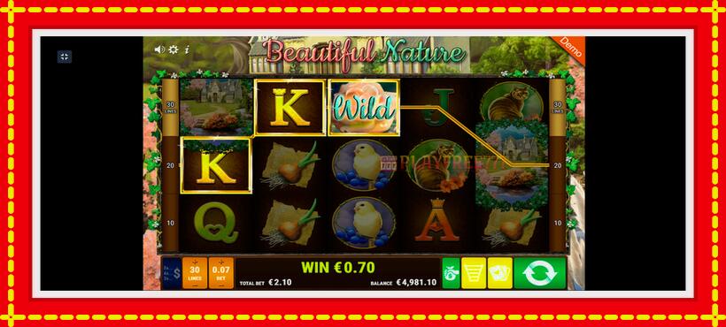 Slot machine Beautiful Nature with access to free game online, picture 2