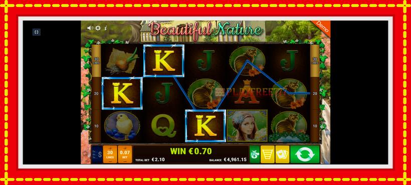 Slot machine Beautiful Nature with access to free game online, picture 3