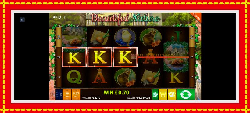 Slot machine Beautiful Nature with access to free game online, picture 4