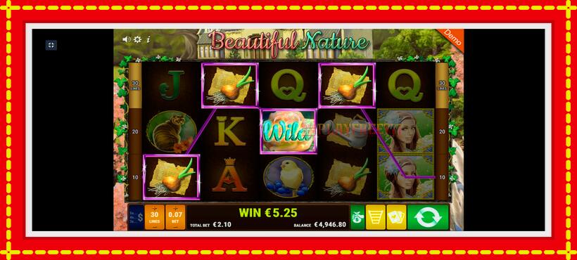 Slot machine Beautiful Nature with access to free game online, picture 8