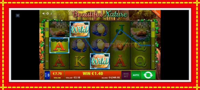 Slot machine Beautiful Nature with access to free game online, picture 9