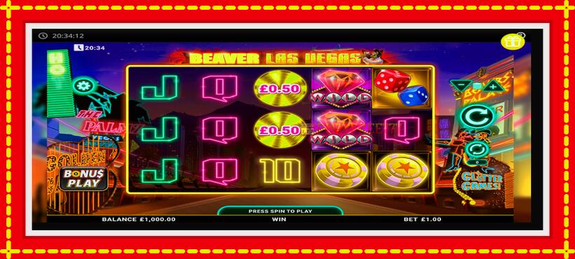 Slot machine Beaver Las Vegas with access to free game online, picture 1