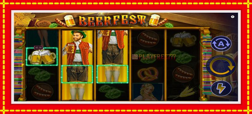 Slot machine BeerFest with access to free game online, picture 3