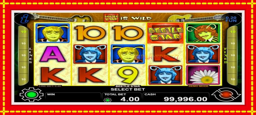 Slot machine Beetle Star with access to free game online, picture 1