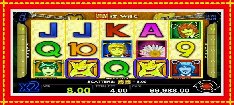 Slot machine Beetle Star with access to free game online, picture 2