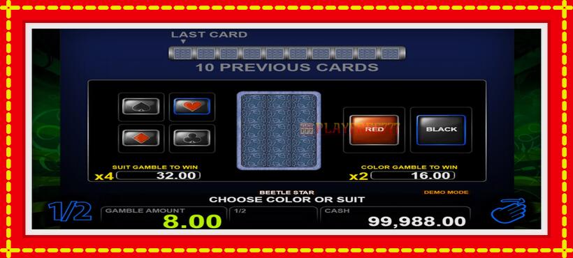 Slot machine Beetle Star with access to free game online, picture 3