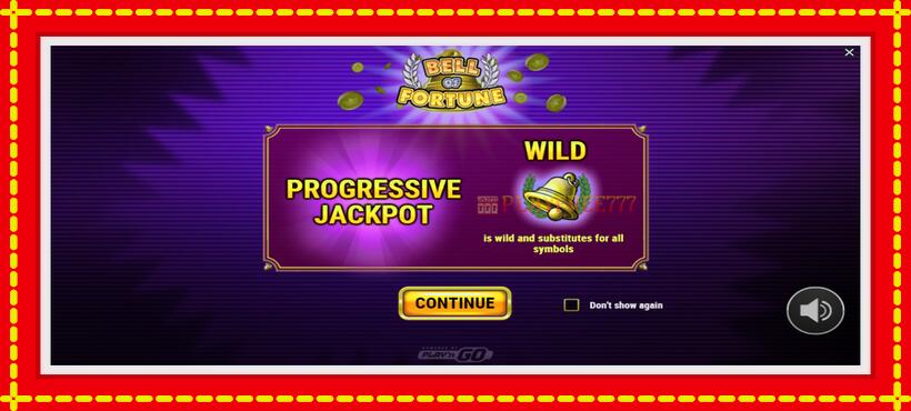 Slot machine Bell of Fortune with access to free game online, picture 1