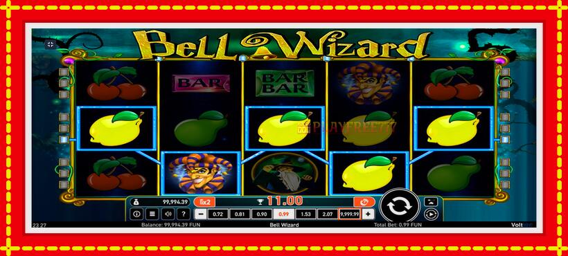 Slot machine Bell Wizard with access to free game online, picture 8