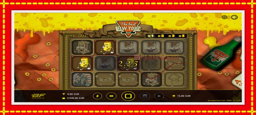 Slot machine Best New York Food with access to free game online, picture 1