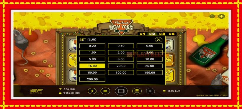 Slot machine Best New York Food with access to free game online, picture 4