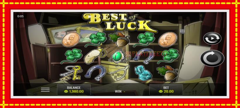 Slot machine Best of Luck with access to free game online, picture 1