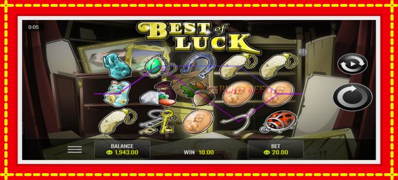 Slot machine Best of Luck with access to free game online, picture 2