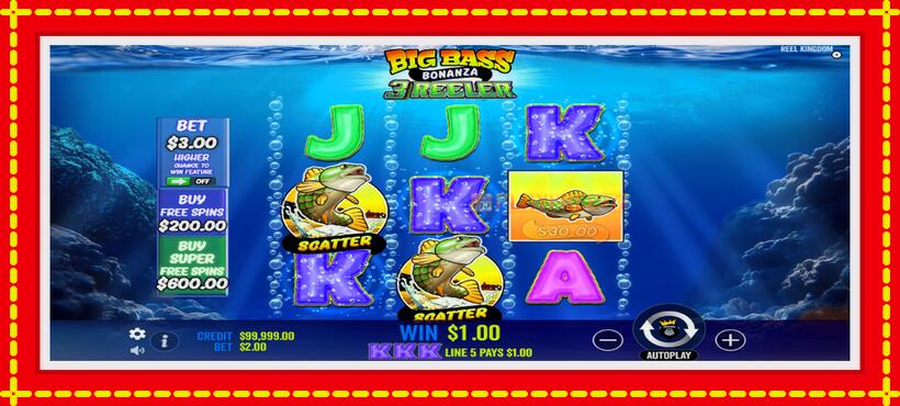 Slot machine Big Bass Bonanza 3 Reeler with access to free game online, picture 2