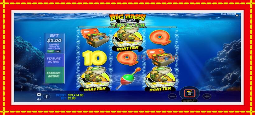 Slot machine Big Bass Bonanza 3 Reeler with access to free game online, picture 3