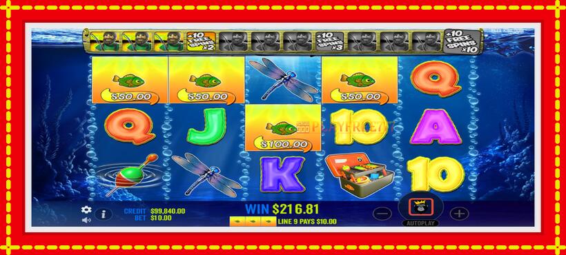 Slot machine Big Bass Bonanza with access to free game online, picture 5