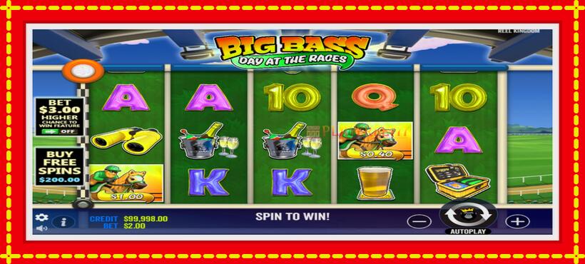 Slot machine Big Bass Day at Races with access to free game online, picture 2