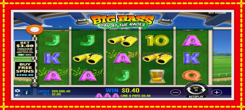 Slot machine Big Bass Day at Races with access to free game online, picture 3