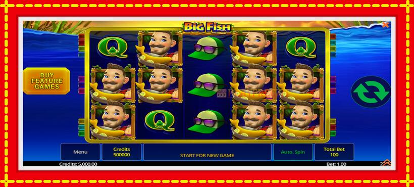 Slot machine Big Fish with access to free game online, picture 2