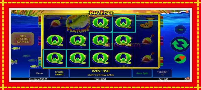 Slot machine Big Fish with access to free game online, picture 3