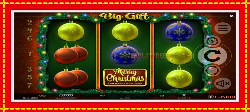 Slot machine Big Gift with access to free game online, picture 1