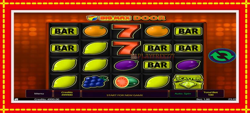 Slot machine Big Max Door with access to free game online, picture 2