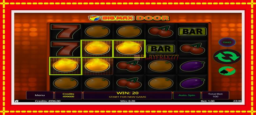 Slot machine Big Max Door with access to free game online, picture 3