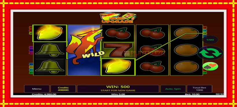 Slot machine Big Max Upgrade with access to free game online, picture 3