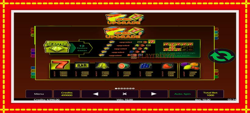 Slot machine Big Max Upgrade with access to free game online, picture 5