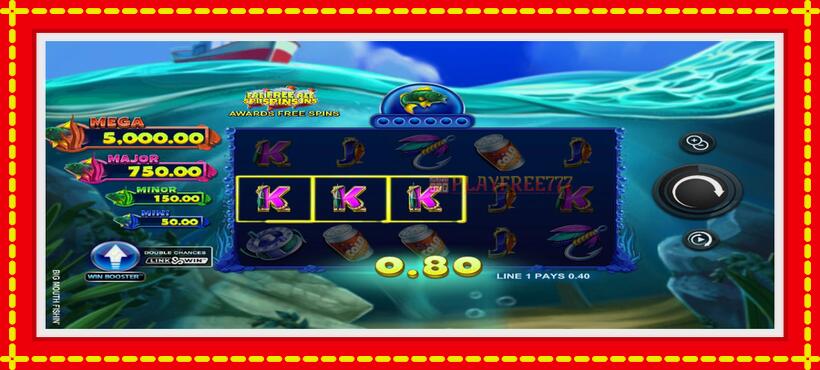 Slot machine Big Mouth Fishin with access to free game online, picture 4