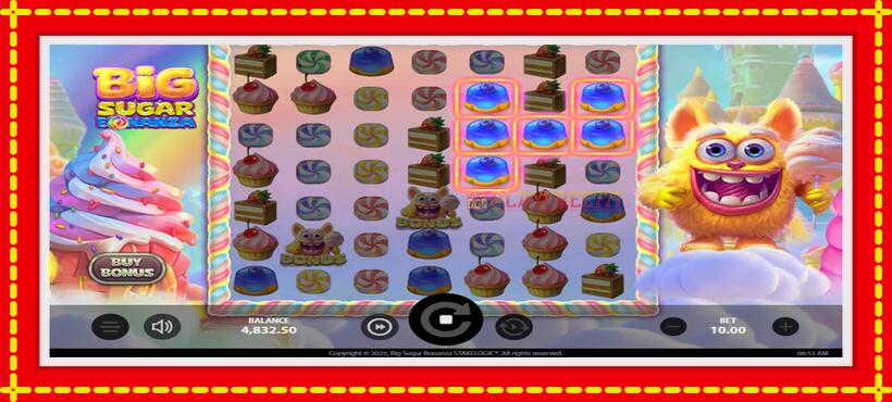 Slot machine Big Sugar Bonanza with access to free game online, picture 2