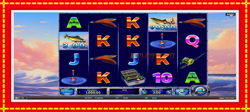 Slot machine Bigger Size Fishin with access to free game online, picture 2