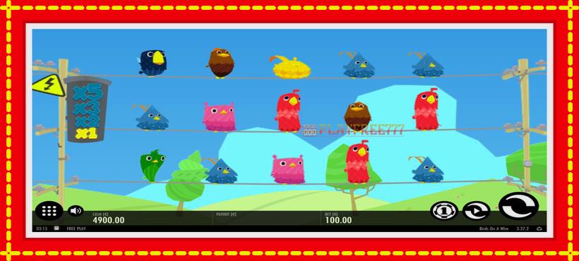 Slot machine Birds On A Wire with access to free game online, picture 1