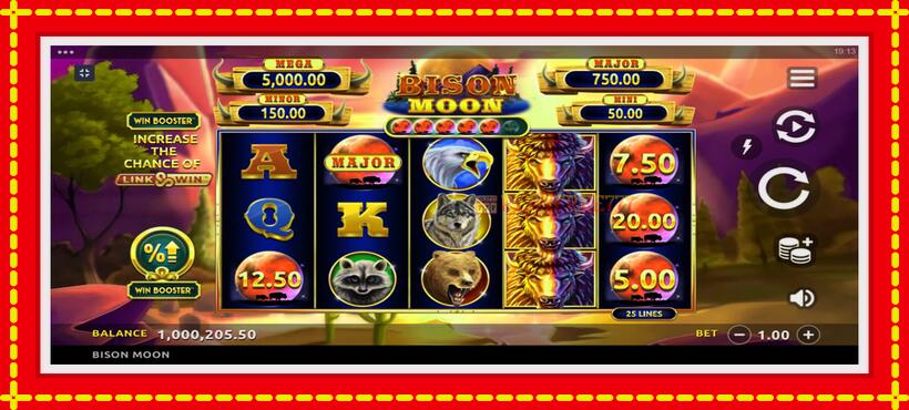 Slot machine Bison Moon Megaways with access to free game online, picture 2