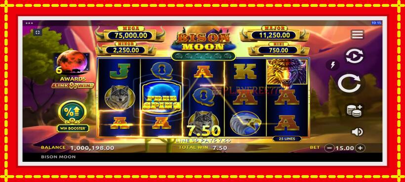 Slot machine Bison Moon Megaways with access to free game online, picture 3