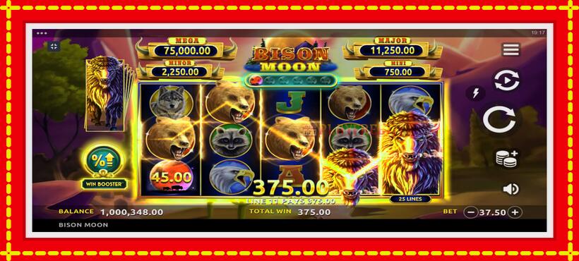 Slot machine Bison Moon Megaways with access to free game online, picture 4