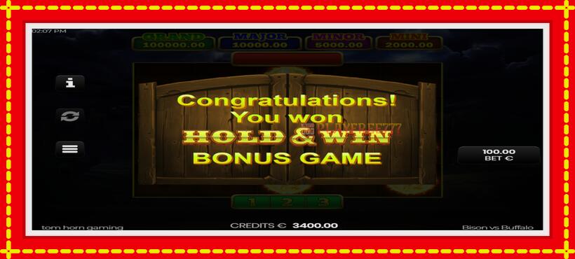 Slot machine Bison vs Buffalo with access to free game online, picture 3