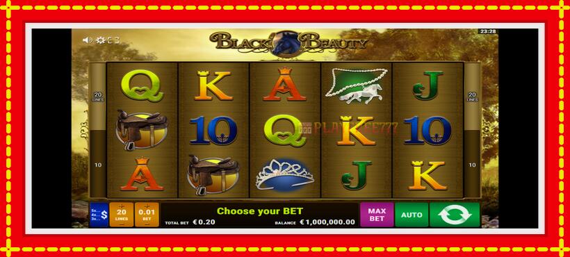 Slot machine Black Beauty with access to free game online, picture 1