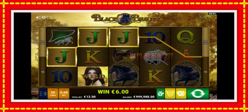 Slot machine Black Beauty with access to free game online, picture 2