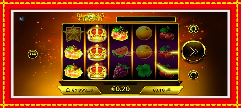 Slot machine Blazing Crown with access to free game online, picture 4