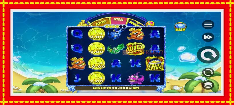 Slot machine Bling Bling Penguin: Ice On The Beach with access to free game online, picture 1