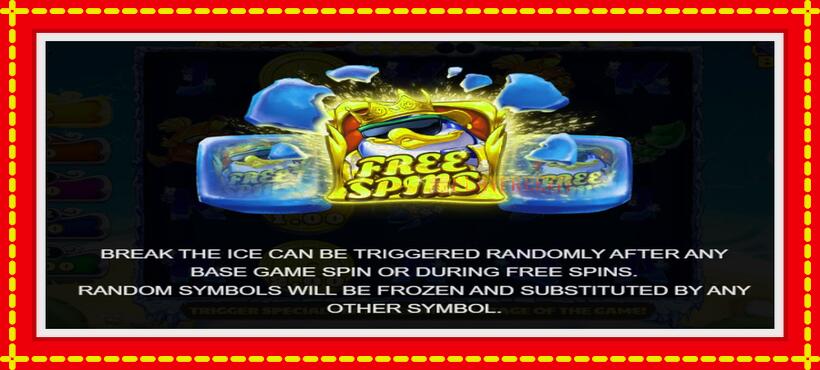 Slot machine Bling Bling Penguin: Ice On The Beach with access to free game online, picture 5