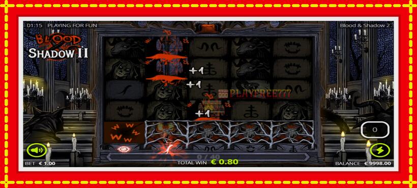 Slot machine Blood & Shadow II with access to free game online, picture 3