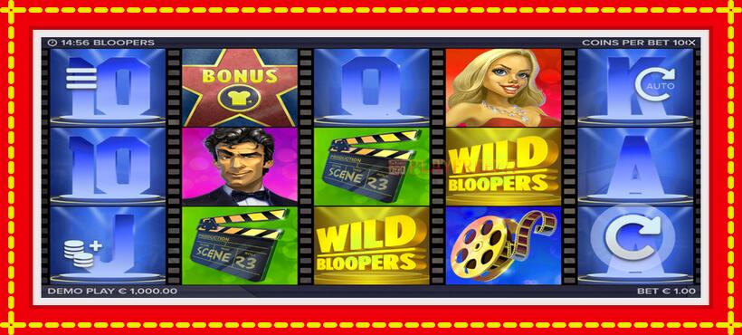 Slot machine Bloopers with access to free game online, picture 2